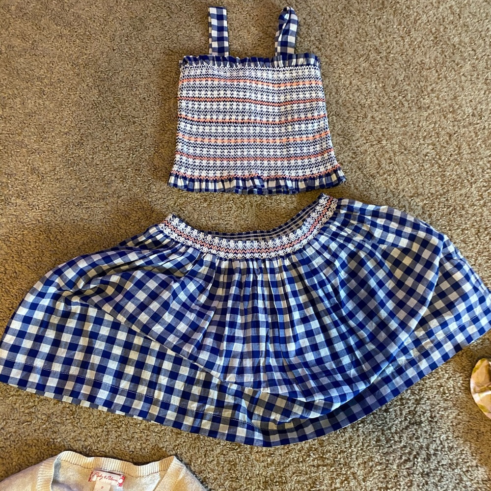 J crew 2 piece skirt outfit + gap dress